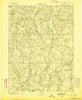 Woodstock Connecticut Historical topographic map, 1:62500 scale, 15 X 15 Minute, Year 1892