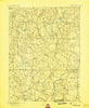 Woodstock Connecticut Historical topographic map, 1:62500 scale, 15 X 15 Minute, Year 1892