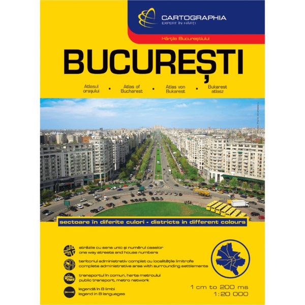 Buy map BUCHAREST City atlas