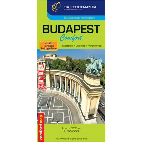 Buy map BUDAPEST Comfort map (laminated)