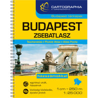 Buy map BUDAPEST pocket atlas (12x15 cm, spiral)