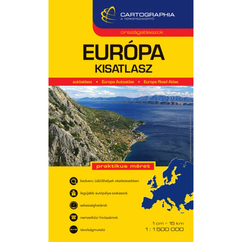 Buy map EUROPE small road atlas  (15x24 cm, spiral)