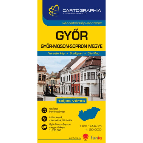 Buy map GYR (and Gyr-Moson-Sopron County) map