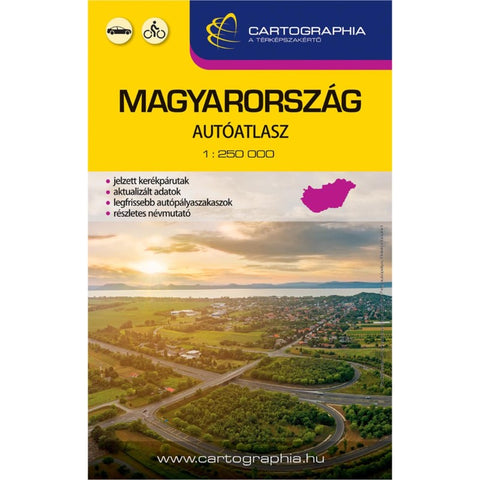Buy map Hungary, Road Atlas