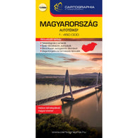 Buy map HUNGARY Extra road map (hard cover + index booklet)