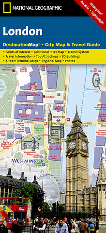 Buy map London, United Kingdom DestinationMap by National Geographic Maps