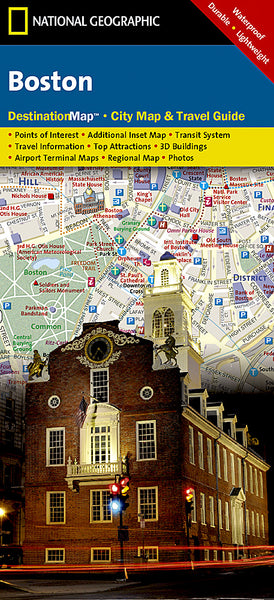 Buy map Boston, Massachusetts DestinationMap by National Geographic Maps