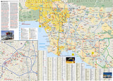 Los Angeles, California DestinationMap by National Geographic Maps - Back of map