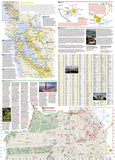 San Francisco, California DestinationMap by National Geographic Maps - Back of map