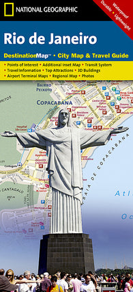 Buy map Rio de Janeiro, Brazil DestinationMap by National Geographic Maps