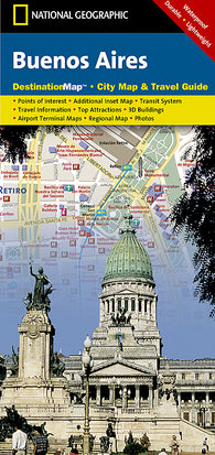 Buy map Buenos Aires, Argentina DestinationMap by National Geographic Maps