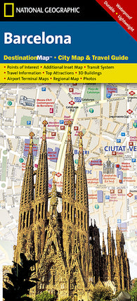 Buy map Barcelona, Spain DestinationMap by National Geographic Maps