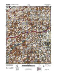 Anacostia District of Columbia Historical topographic map, 1:24000 scale, 7.5 X 7.5 Minute, Year 2011
