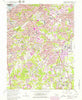Anacostia District of Columbia Historical topographic map, 1:24000 scale, 7.5 X 7.5 Minute, Year 1965