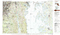 Washington East District of Columbia Historical topographic map, 1:100000 scale, 30 X 60 Minute, Year 1983