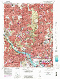 Washington West District of Columbia Historical topographic map, 1:24000 scale, 7.5 X 7.5 Minute, Year 1965