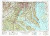Washington District of Columbia Historical topographic map, 1:250000 scale, 1 X 2 Degree, Year 1957