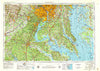 Washington District of Columbia Historical topographic map, 1:250000 scale, 1 X 2 Degree, Year 1957