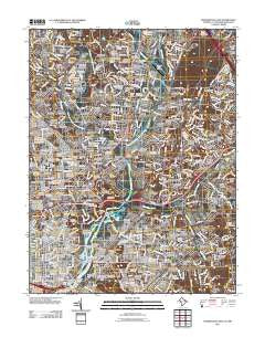 Washington East District of Columbia Historical topographic map, 1:24000 scale, 7.5 X 7.5 Minute, Year 2011