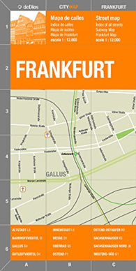 Buy map Frankfurt City Map