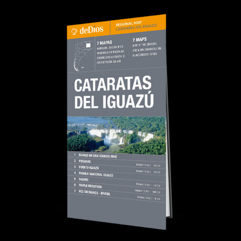 Buy map Cataratas del Iguazu Laminated Map