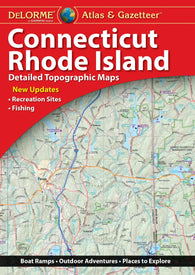 Buy map Connecticut and Rhode Island Atlas and Gazetteer