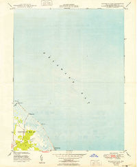 Bennetts Pier Delaware Historical topographic map, 1:24000 scale, 7.5 X 7.5 Minute, Year 1949
