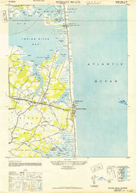 Bethany Beach Delaware Historical topographic map, 1:24000 scale, 7.5 X 7.5 Minute, Year 1943