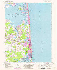 Bethany Beach Delaware Historical topographic map, 1:24000 scale, 7.5 X 7.5 Minute, Year 1954
