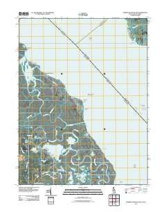 Bombay Hook Island Delaware Historical topographic map, 1:24000 scale, 7.5 X 7.5 Minute, Year 2011
