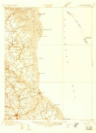 Bowers Delaware Historical topographic map, 1:48000 scale, 15 X 15 Minute, Year 1934