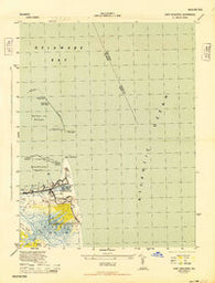 Cape Henlopen Delaware Historical topographic map, 1:24000 scale, 7.5 X 7.5 Minute, Year 1944