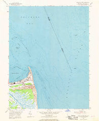 Cape Henlopen Delaware Historical topographic map, 1:24000 scale, 7.5 X 7.5 Minute, Year 1954