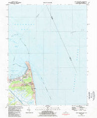 Cape Henlopen Delaware Historical topographic map, 1:24000 scale, 7.5 X 7.5 Minute, Year 1984