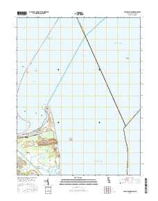 Cape Henlopen Delaware Current topographic map, 1:24000 scale, 7.5 X 7.5 Minute, Year 2016