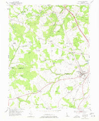 Clayton Delaware Historical topographic map, 1:24000 scale, 7.5 X 7.5 Minute, Year 1955