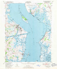 Delaware City Delaware Historical topographic map, 1:24000 scale, 7.5 X 7.5 Minute, Year 1948