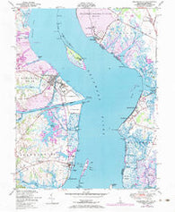 Delaware City Delaware Historical topographic map, 1:24000 scale, 7.5 X 7.5 Minute, Year 1948