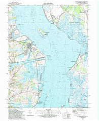 Delaware City Delaware Historical topographic map, 1:24000 scale, 7.5 X 7.5 Minute, Year 1993