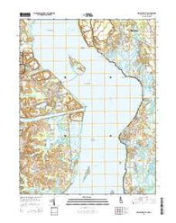 Delaware City Delaware Historical topographic map, 1:24000 scale, 7.5 X 7.5 Minute, Year 2014