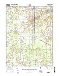 Ellendale Delaware Historical topographic map, 1:24000 scale, 7.5 X 7.5 Minute, Year 2014