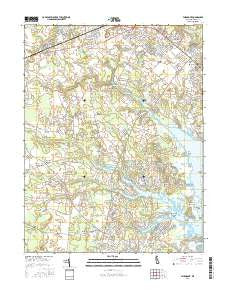 Fairmount Delaware Current topographic map, 1:24000 scale, 7.5 X 7.5 Minute, Year 2016