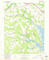 Fairmount Delaware Historical topographic map, 1:24000 scale, 7.5 X 7.5 Minute, Year 1954