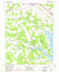 Fairmount Delaware Historical topographic map, 1:24000 scale, 7.5 X 7.5 Minute, Year 1954