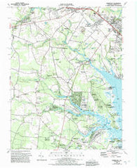 Fairmount Delaware Historical topographic map, 1:24000 scale, 7.5 X 7.5 Minute, Year 1984