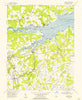 Frankford Delaware Historical topographic map, 1:24000 scale, 7.5 X 7.5 Minute, Year 1955