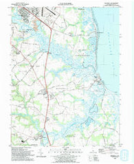 Frederica Delaware Historical topographic map, 1:24000 scale, 7.5 X 7.5 Minute, Year 1993