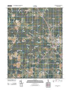 Georgetown Delaware Historical topographic map, 1:24000 scale, 7.5 X 7.5 Minute, Year 2011