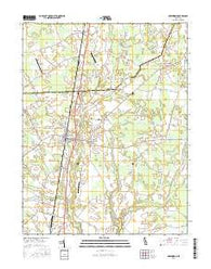 Greenwood Delaware Current topographic map, 1:24000 scale, 7.5 X 7.5 Minute, Year 2016