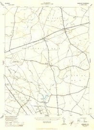 Harbeson Delaware Historical topographic map, 1:24000 scale, 7.5 X 7.5 Minute, Year 1944